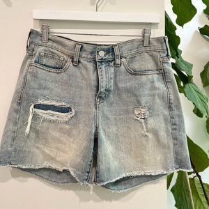 Madewell Denim Shorts Relaxed Mid-Length (27)